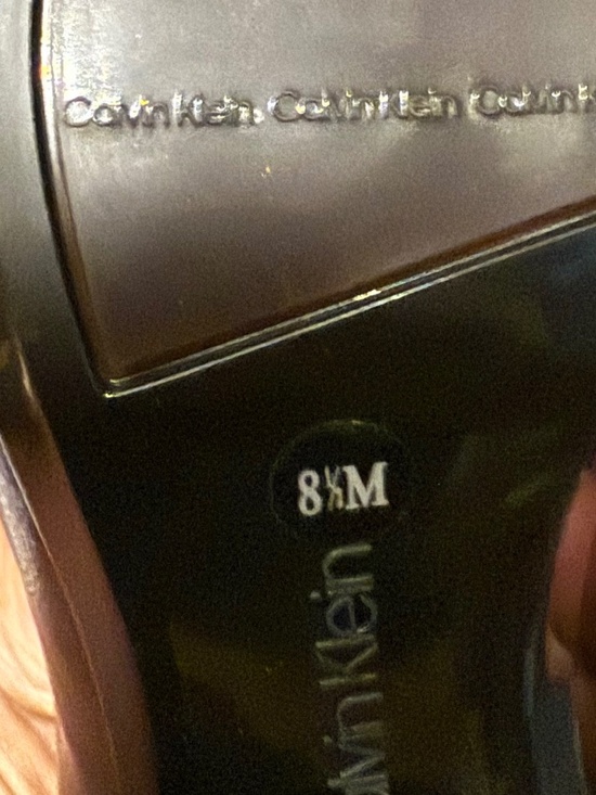 Calvin KIein Nita black pumps, new - Picture 6 of 7